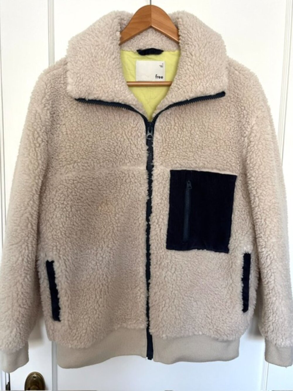 Aritzia Wilfred Free Teddy Jacket | Size Small